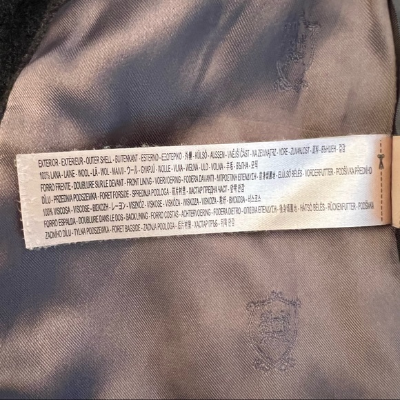 MASSIMO DUTTI Grey wool blazer - Picture 15 of 16